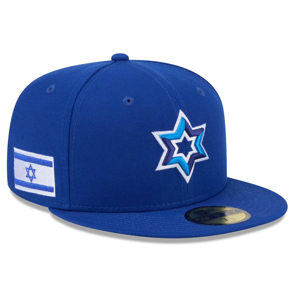 Israel World Baseball Classic 2026 New Era 59FIFTY Fitted Cap – Official WBC Hat