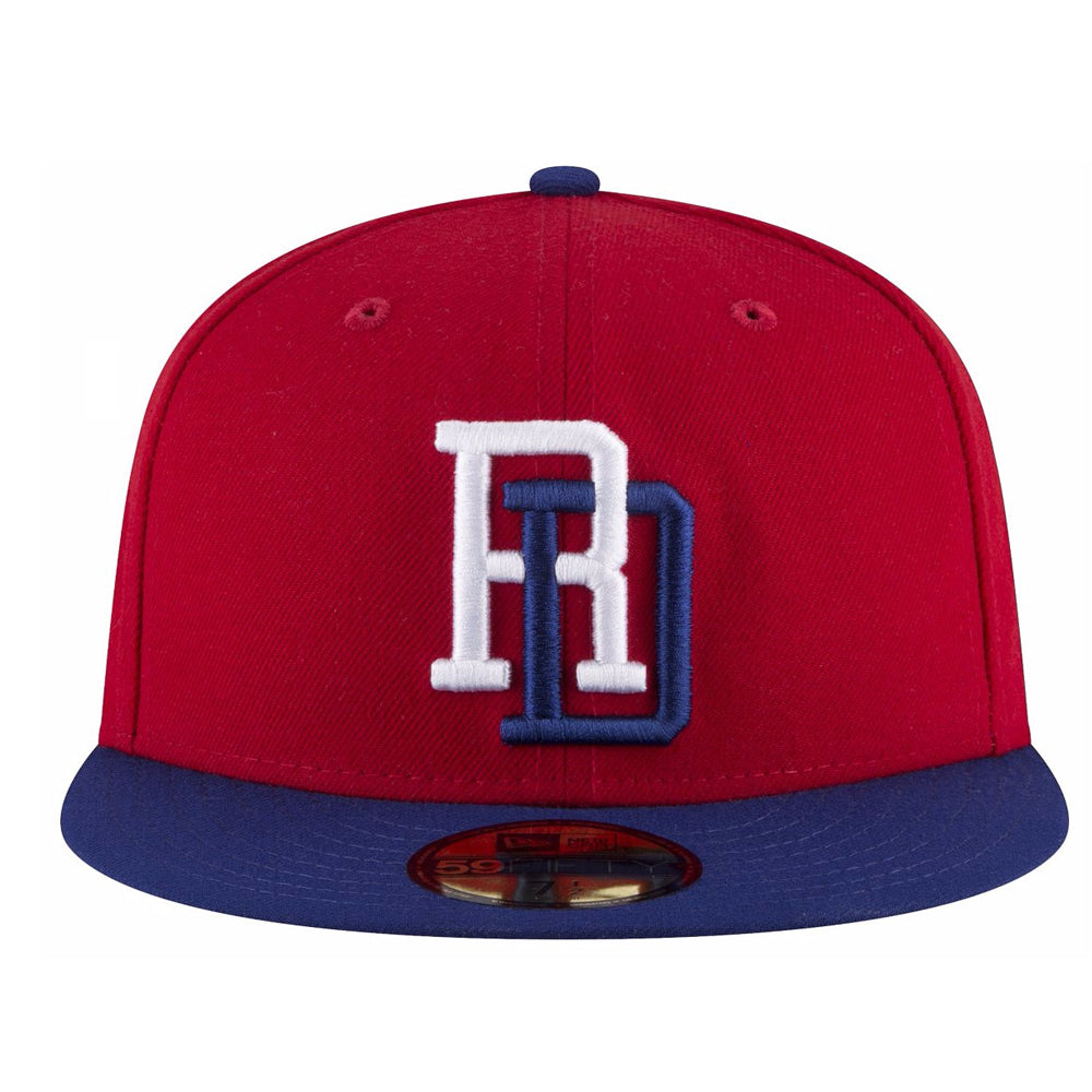 Men's Dominican Republic Baseball New Era 2017 World Baseball Classic Embroidered Patch 59FIFTY Fitted Hat