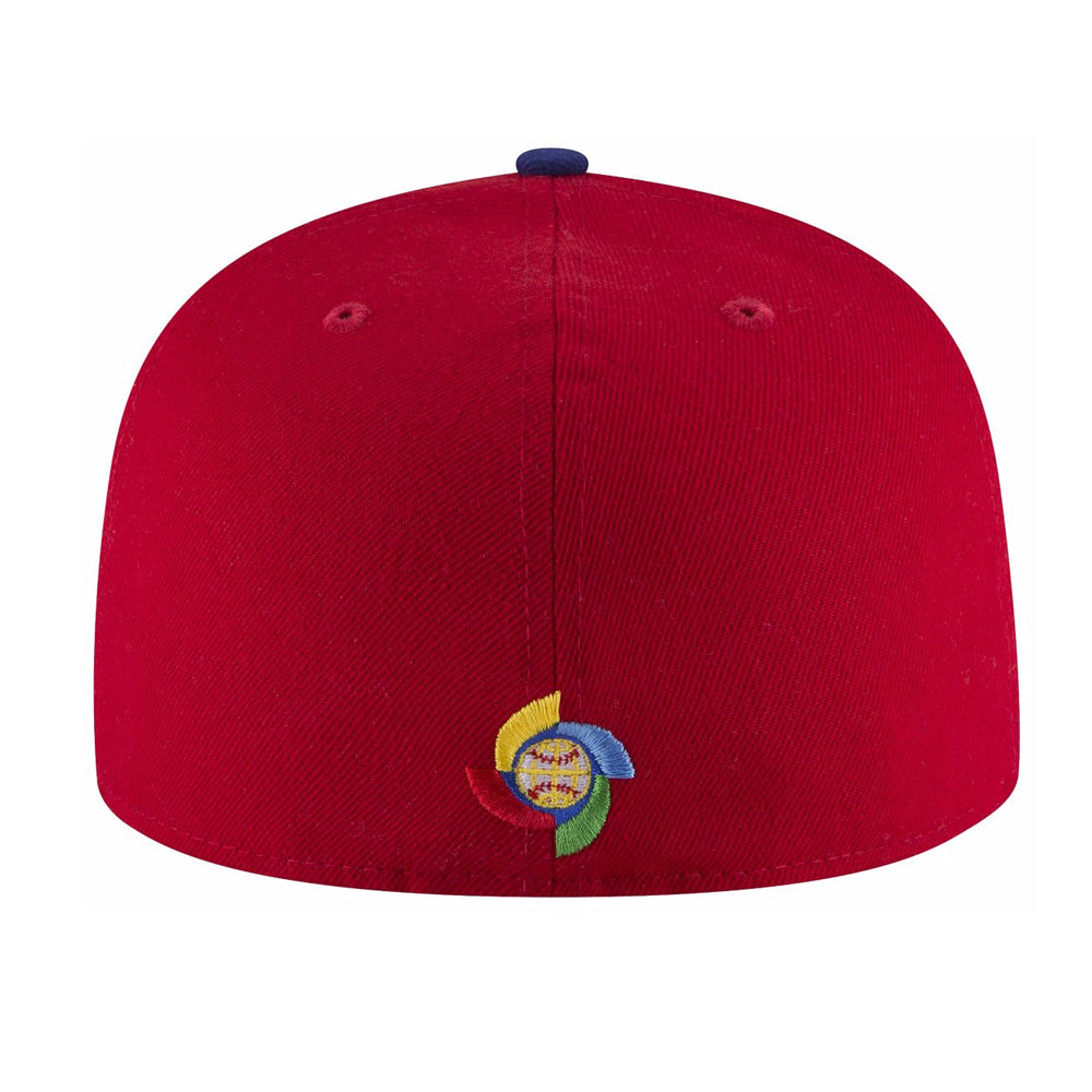 Men's Dominican Republic Baseball New Era 2017 World Baseball Classic Embroidered Patch 59FIFTY Fitted Hat