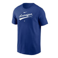 Nicaragua National Baseball Team 2026 World Baseball Classic Wordmark T-Shirt – Royal
